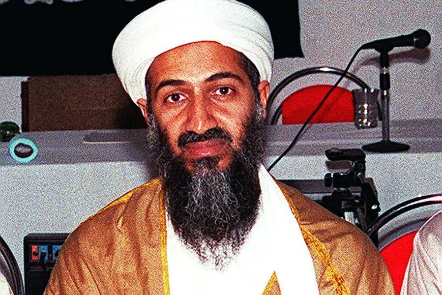 20060923 - ROMA - BIN LADEN: 50 ANNI,L'OSSESSIONE DELLA GUERRA A INFEDELI/ANSADA MUJAHID CONTRO L'URSS A LEADER DI AL QAIDA, RETE DEL TERRORE -Osama Bin Laden in una immagine di archivio. ARCHIVIO - ANSA - /ANSA / ji