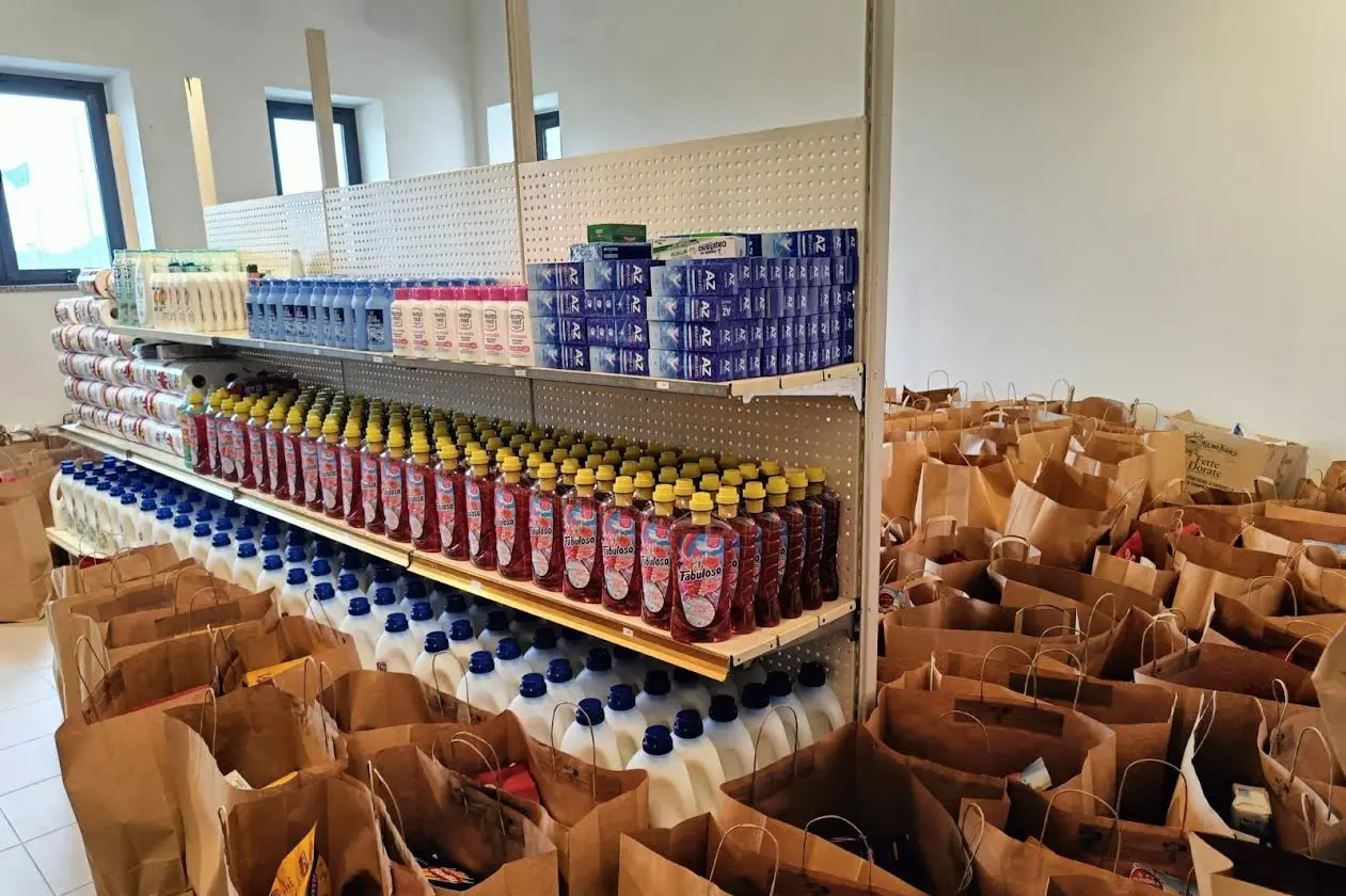 I doni prima della consegna (Foto concessa)