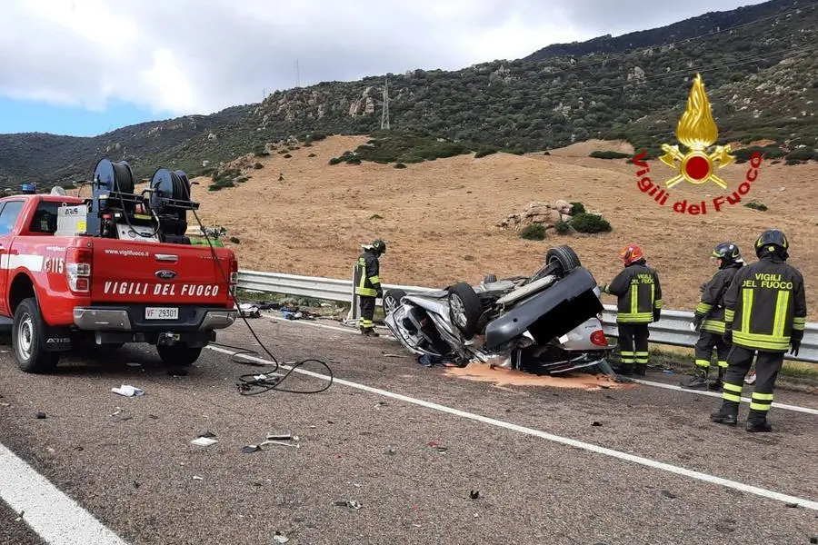 Un incidente mortale (Archivio L'Unione Sarda)