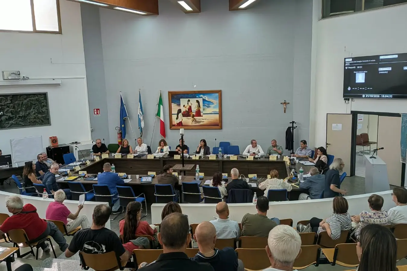 La seduta aperta del Consiglio sulla Tarip
