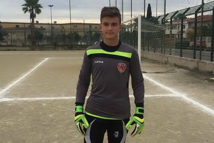 Luca Fedele, portiere del Gemini Pirri