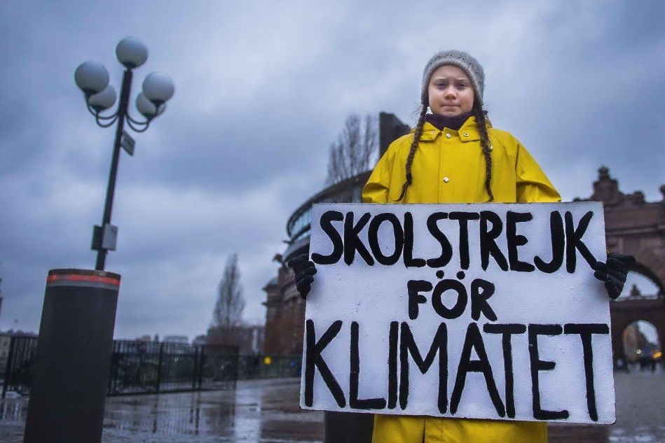 #AccaddeOggi: 20 agosto 2018, comincia la protesta silenziosa di Greta Thunberg contro il cambiamento climatico