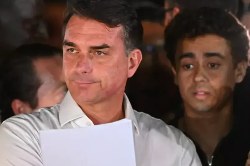 Flavio Bolsonaro (foto Ansa)