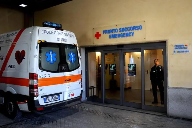 Il pronto soccorso dell'Istituto Clinico Città Studi di Milano (Ansa)