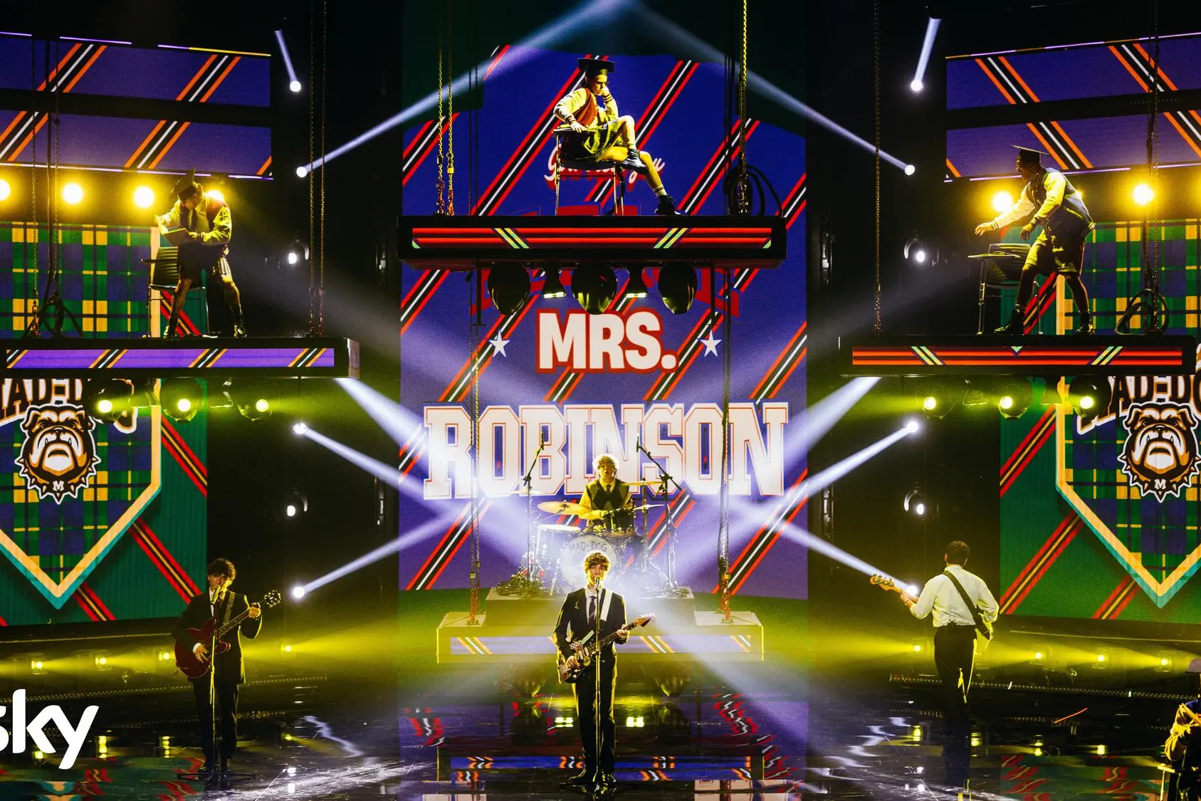 I Mad-Dog a X Factor (foto Sky - Virginia Bettoja)