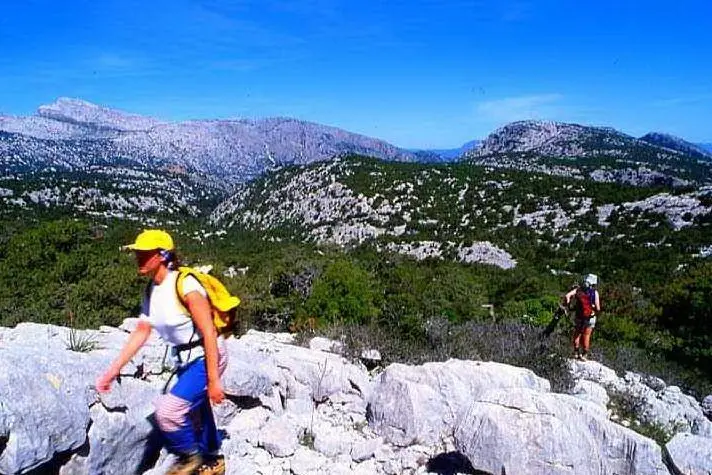 Escursionisti in Sardegna (foto d'archivio)