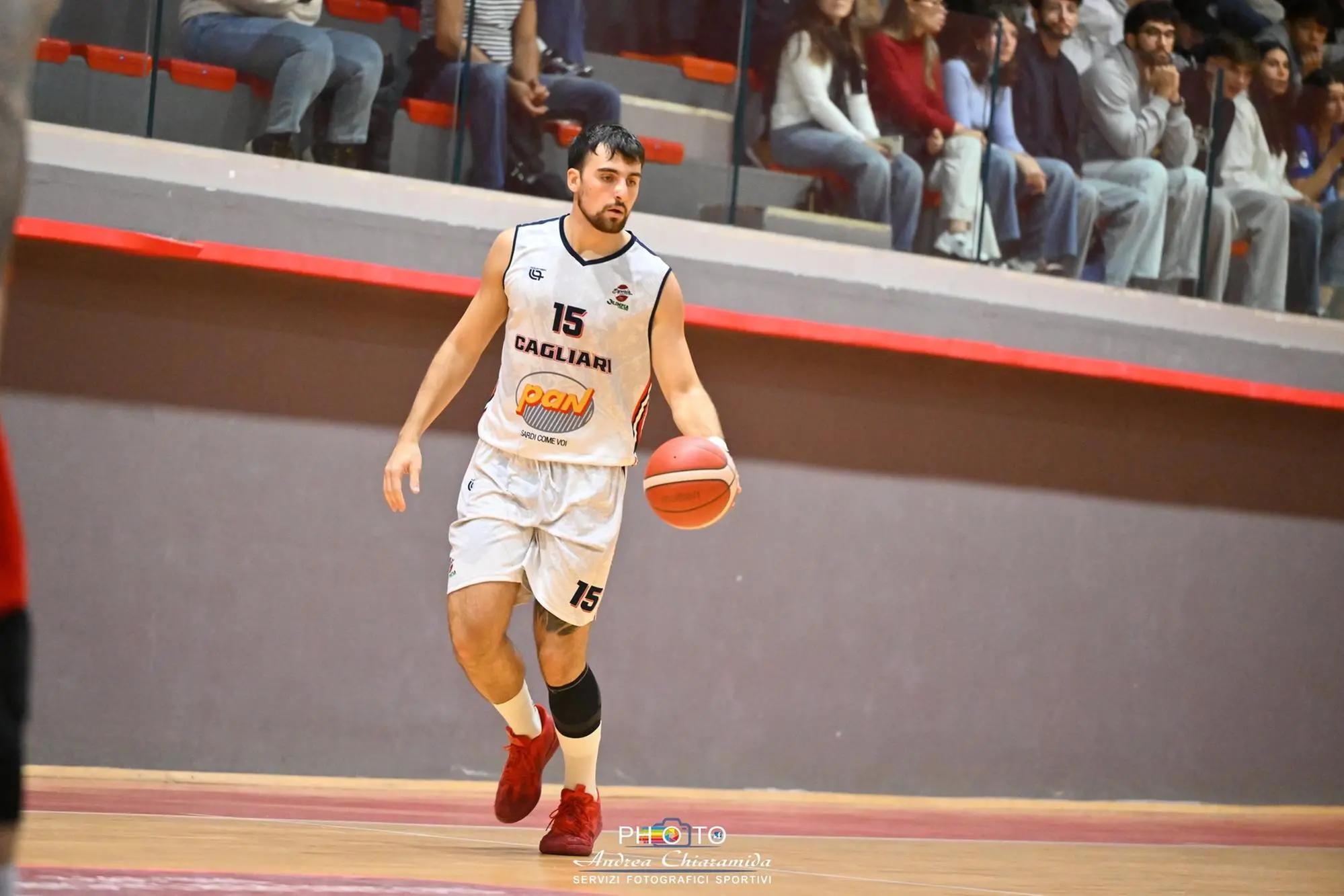 Mauro Serra, ala dell'Olimpia Cagliari (foto Chiaramida)