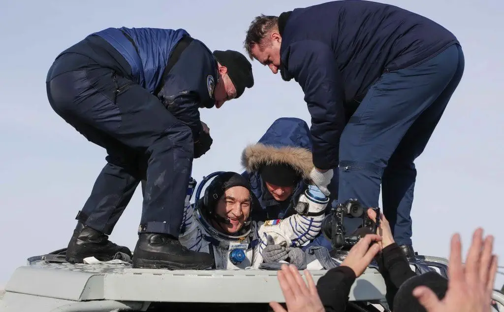 L'uscita dell'astronauta russo