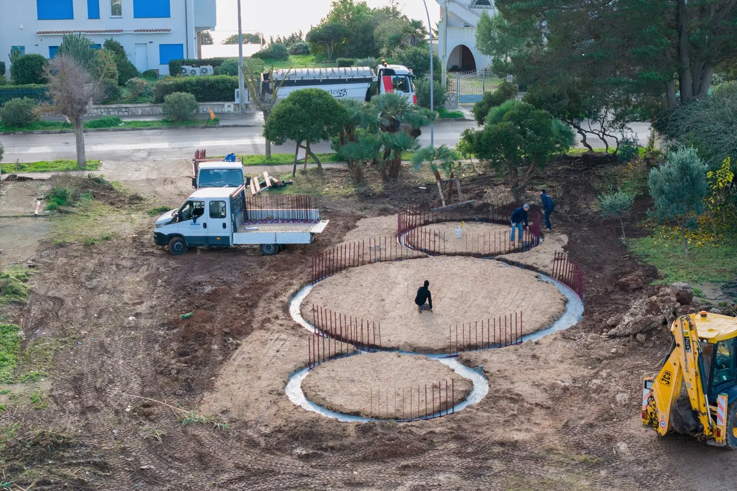 I lavori per FertiliArt 2025, la realizzazione dell'installazione