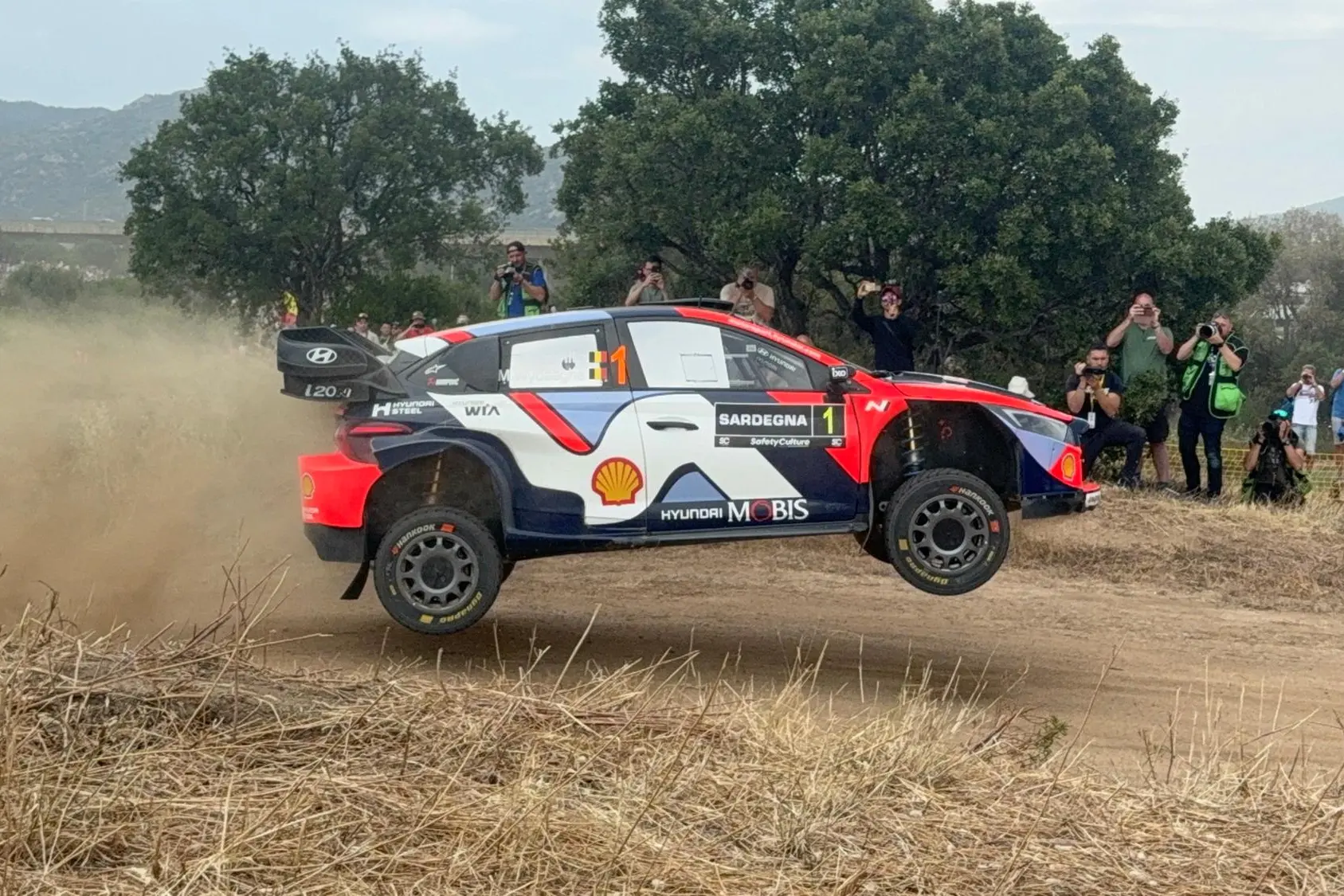 Neville ieri allo shakedown (foto Vanna Chessa)