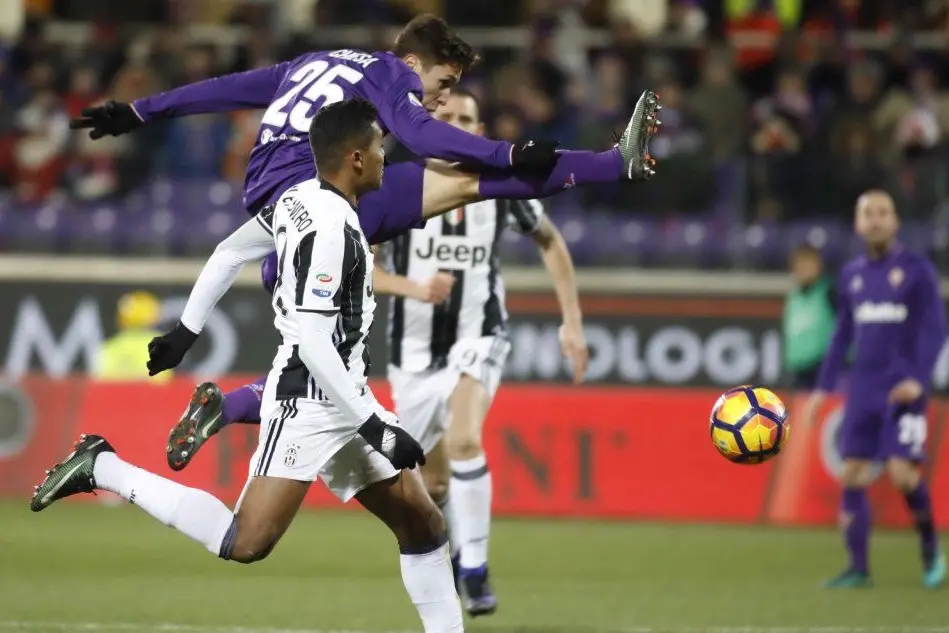 Fiorentina-Juventus: il gol, del 2-1 di Chiesa