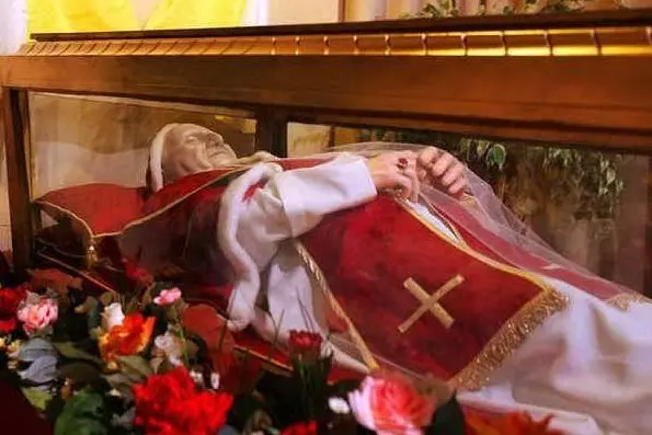 Le spoglie di Papa Giovanni XXIII