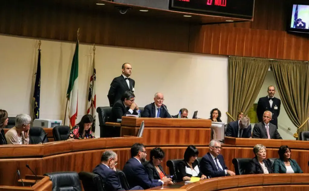 La seduta del Consiglio