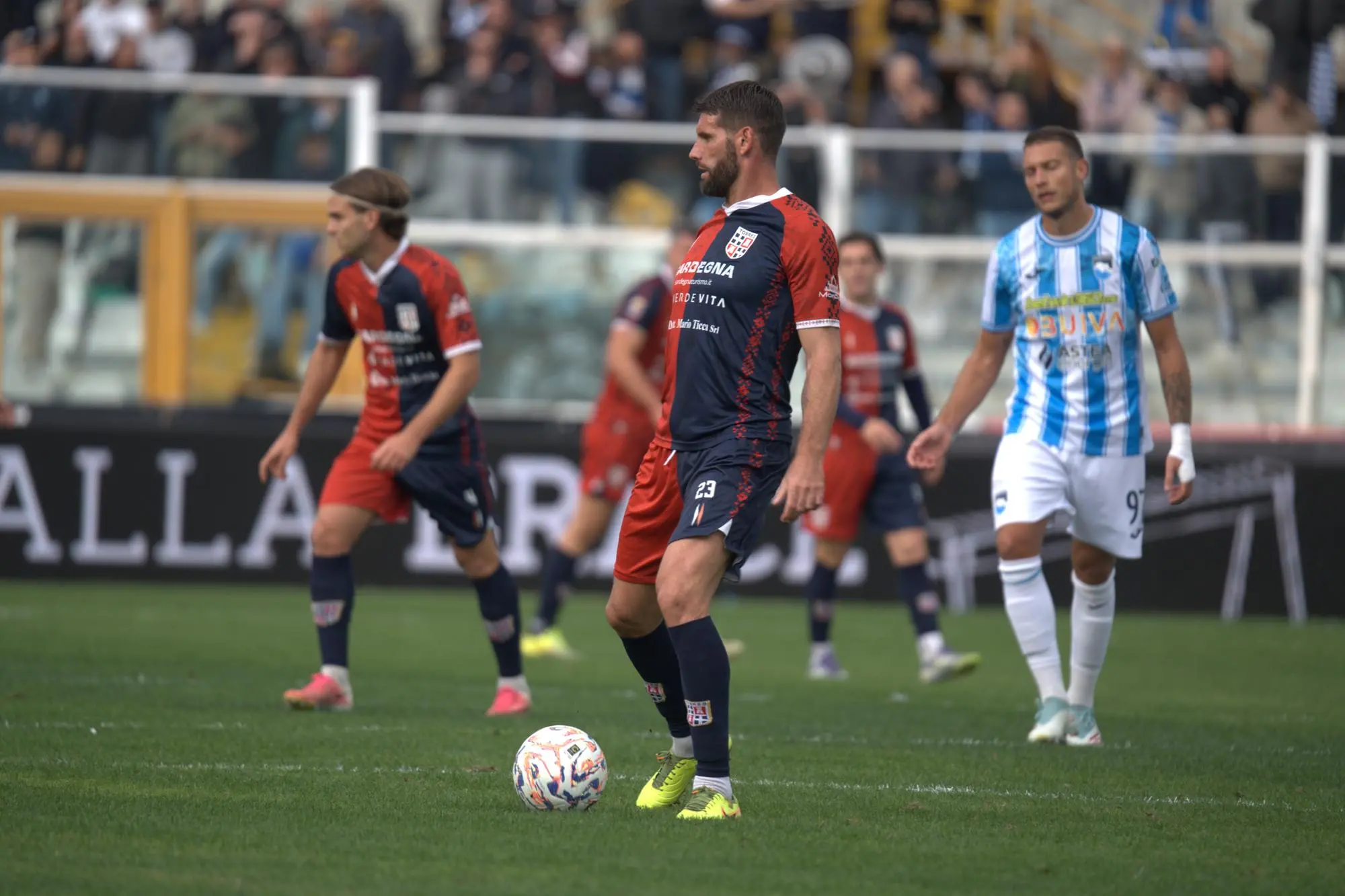 Il capitano della Torres Antonelli, tra i migliori in campo (foto ufficio stampa Pescara)