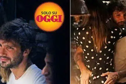 Belen Rodriguez e Stefano De Martino (foto Oggi)