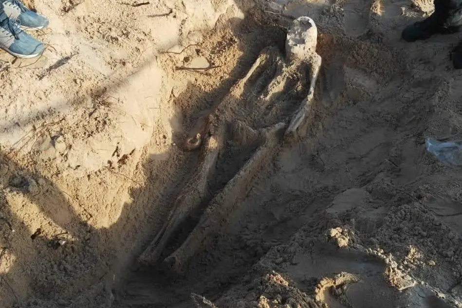 Lo scheletro (Foto Ivan Murgana)