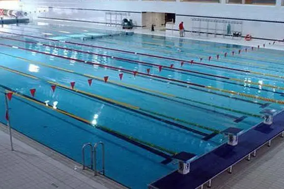 La piscina del centro sportivo di Novara