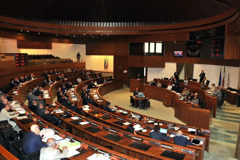 L'aula del Consiglio regionale