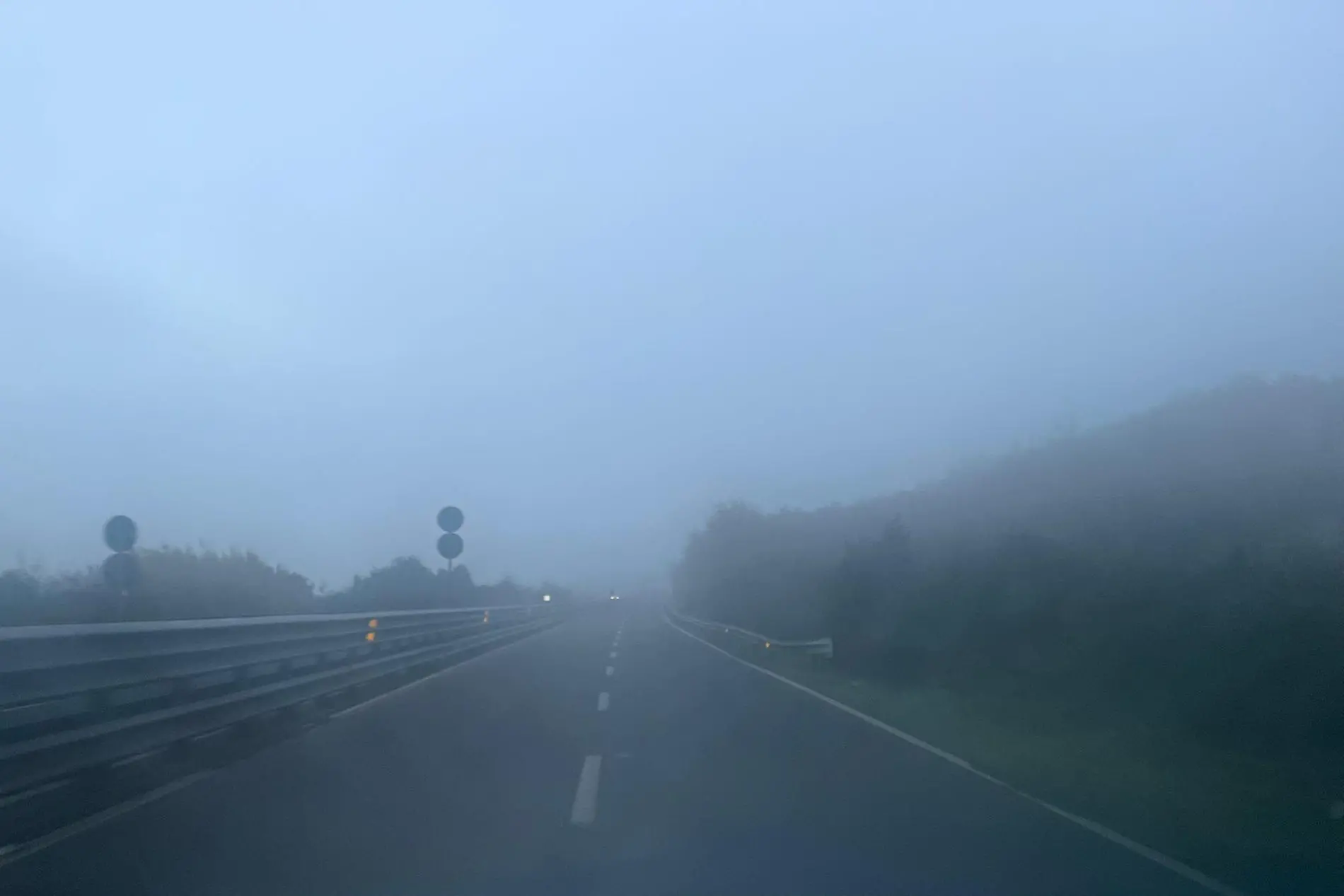 La nebbia (L'Unione Sarda)