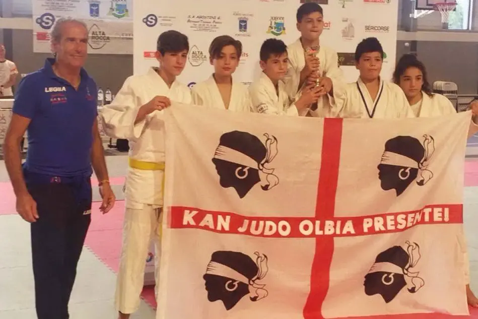 Il Kan Judo Olbia sul podio di Porto Vecchio (L'Unione Sarda - Giagnoni)
