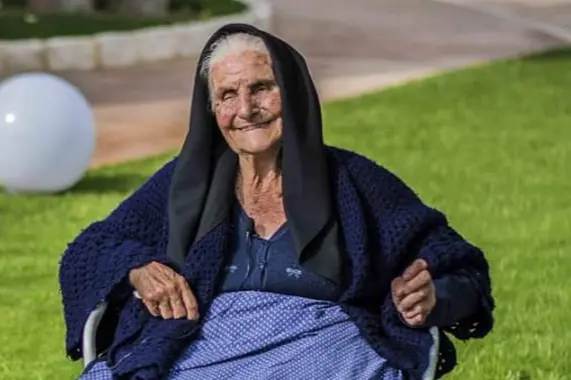 Assunta Pili, la donna di Tortolì morta alla soglia dei 100 anni (foto concessa)