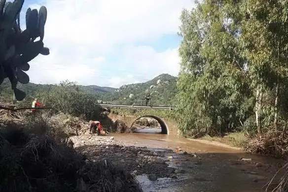 L'alluvione del 2018 nel Sarrabus (foto Corpo nazionale Soccorso alpino e speleologico)