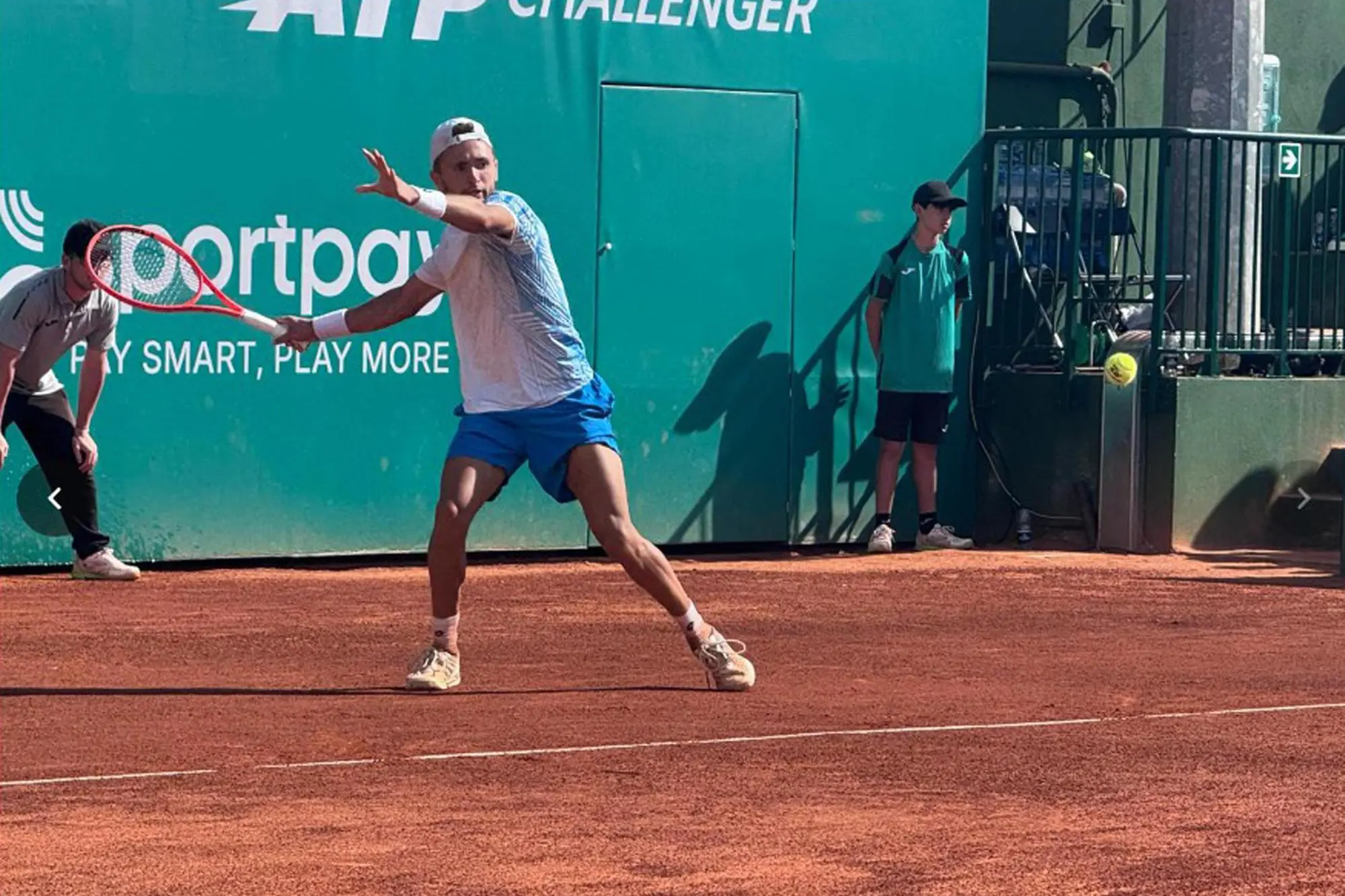 Gianluca Cadenasso al Sardegna Open di tennis, Cagliari, 1 maggio 2026 ANSA / Stefano Ambu