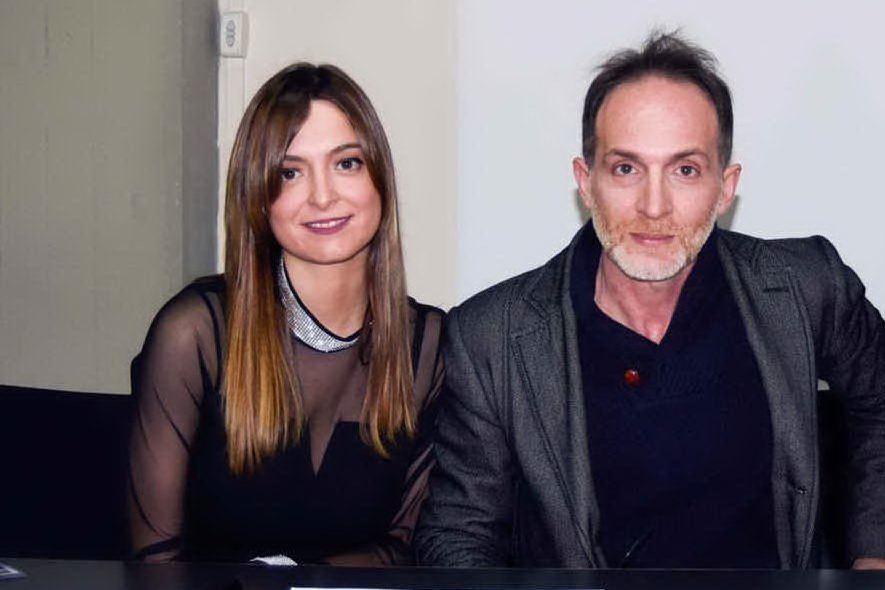 L'attrice Manuela Falchi e il regista Alfredo Moreno (foto ufficio stampa)