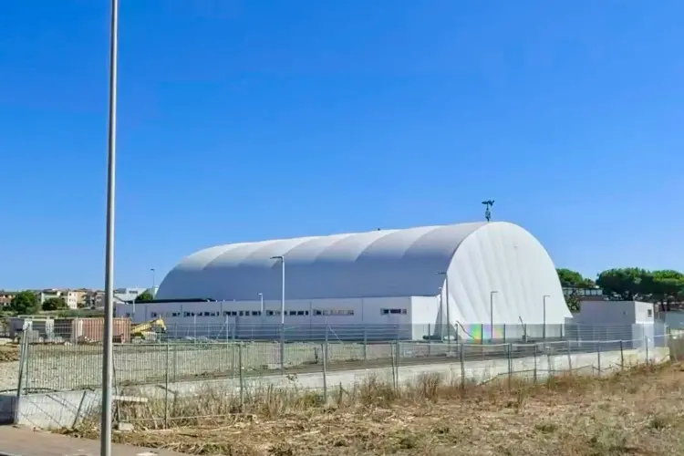 La nuova struttura polivalente (foto Pala)