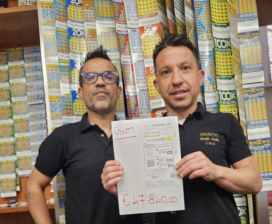 Superenalotto, una vincita da 48mila euro