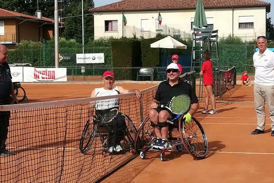 Antonio Raffaele e Alberto Corradi prima della finale