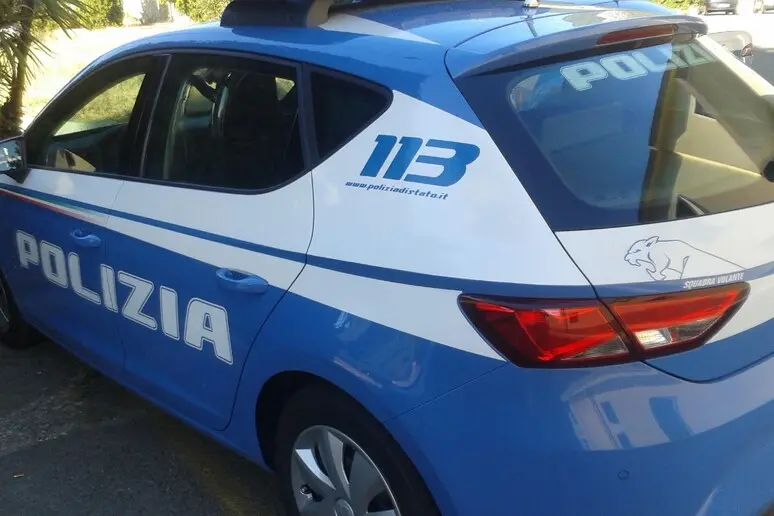 Polizia, immagine simbolo (foto Ansa)