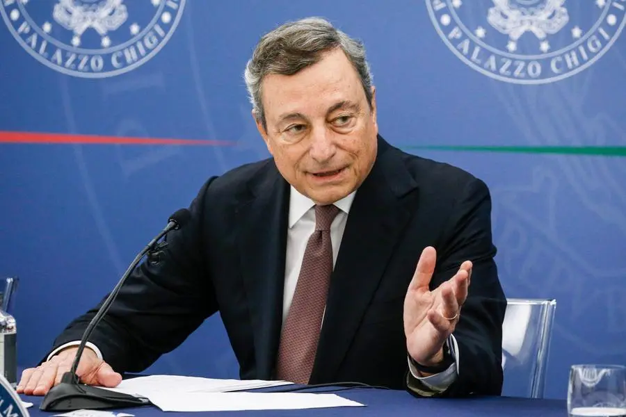 Mario Draghi (Ansa-Frustaci)