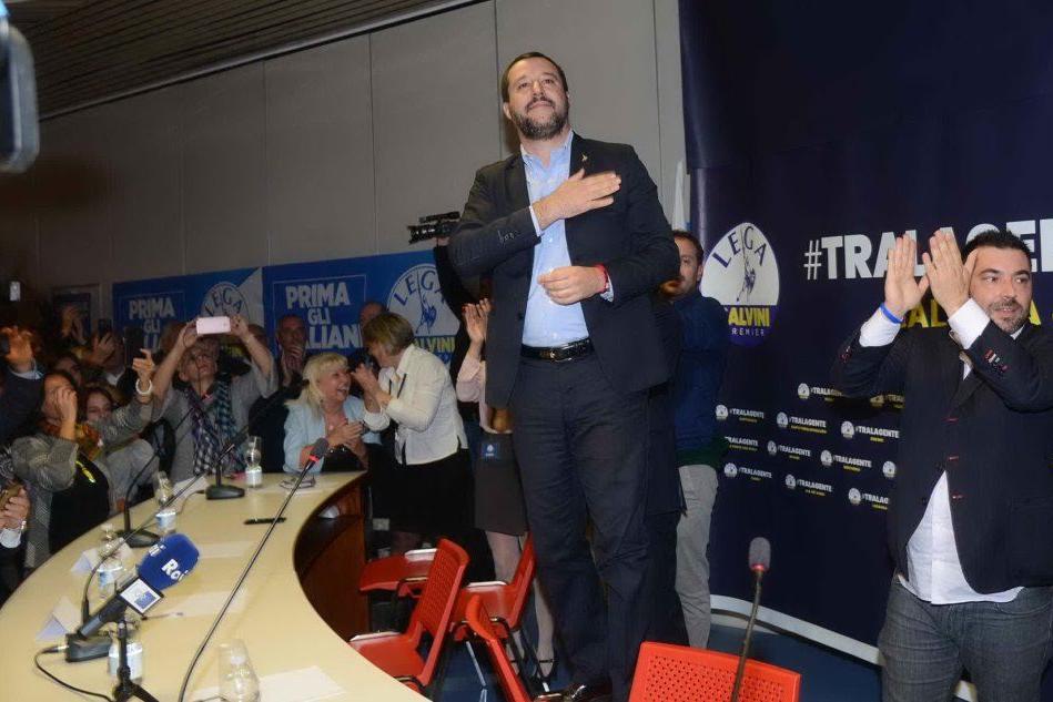 Il tour in Sardegna di Matteo Salvini: la tappa a Olbia
