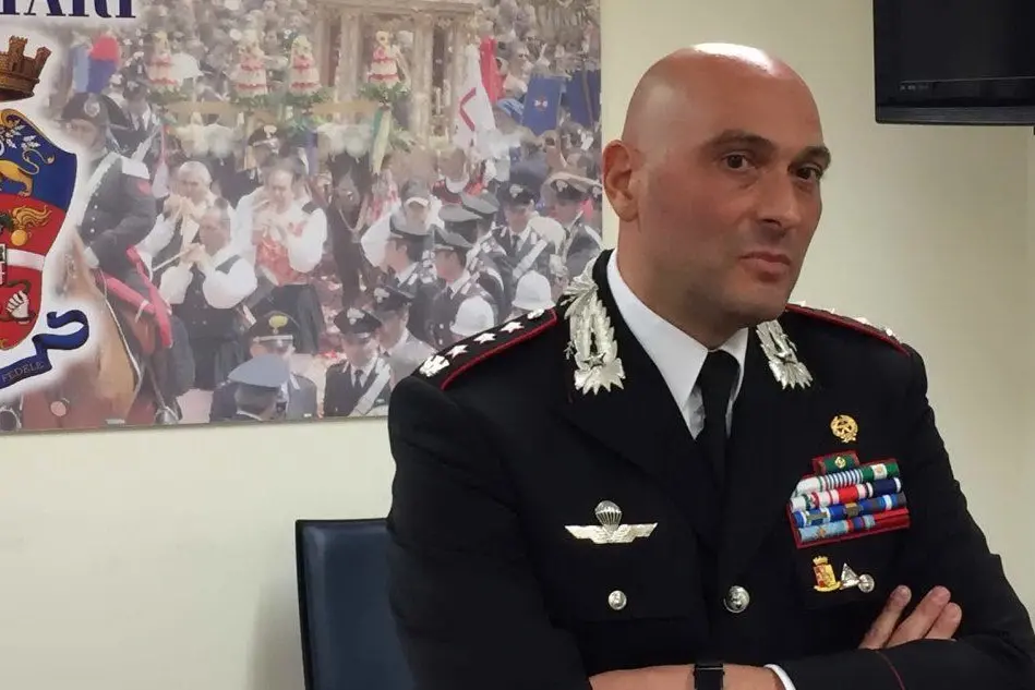 Cesario Totaro, nuovo comandante provinciale dei Carabinieri di Cagliari (foto L'Unione Sarda - Vercelli)
