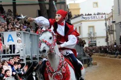 Un'immagine simbolo della Sartiglia