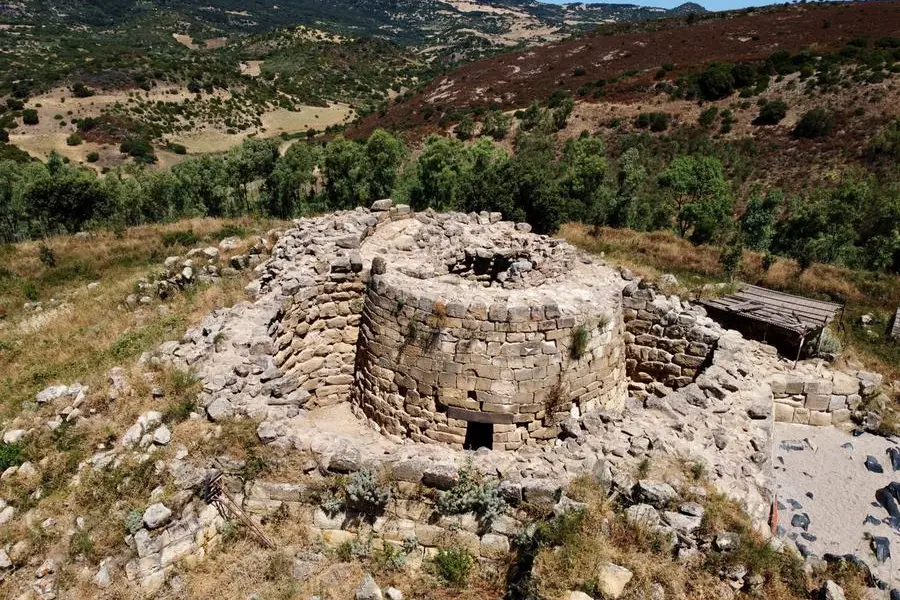 Il Nuraghe Santu Miali a Pompu (foto Pala)
