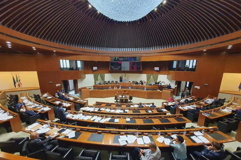 Consiglio regionale (foto ansa)