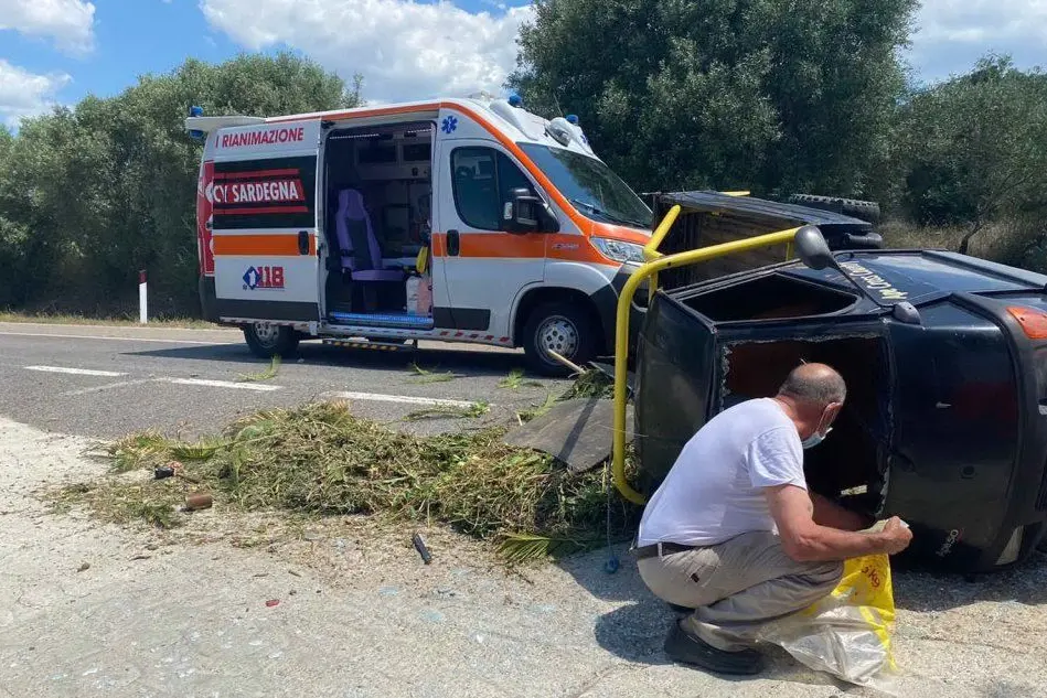 Il luogo dell'incidente (Fotro S.Sirigu)