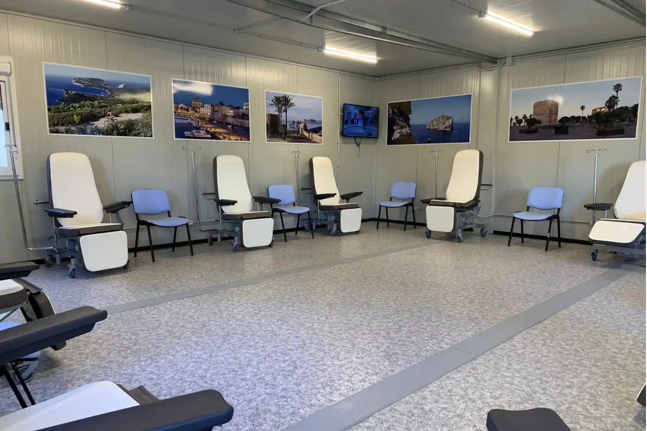 La nuova sala d'attesa del Pronto soccorso di Alghero