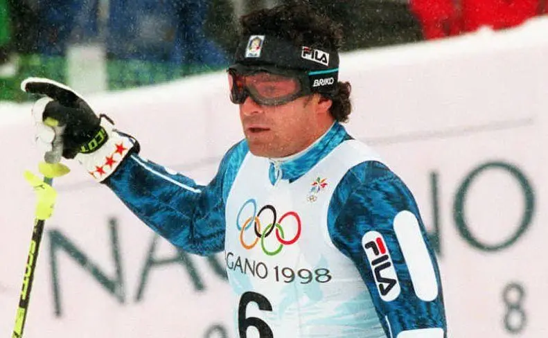 L'addio agli sci nel 1998, ai Giochi Invernali di Nagano