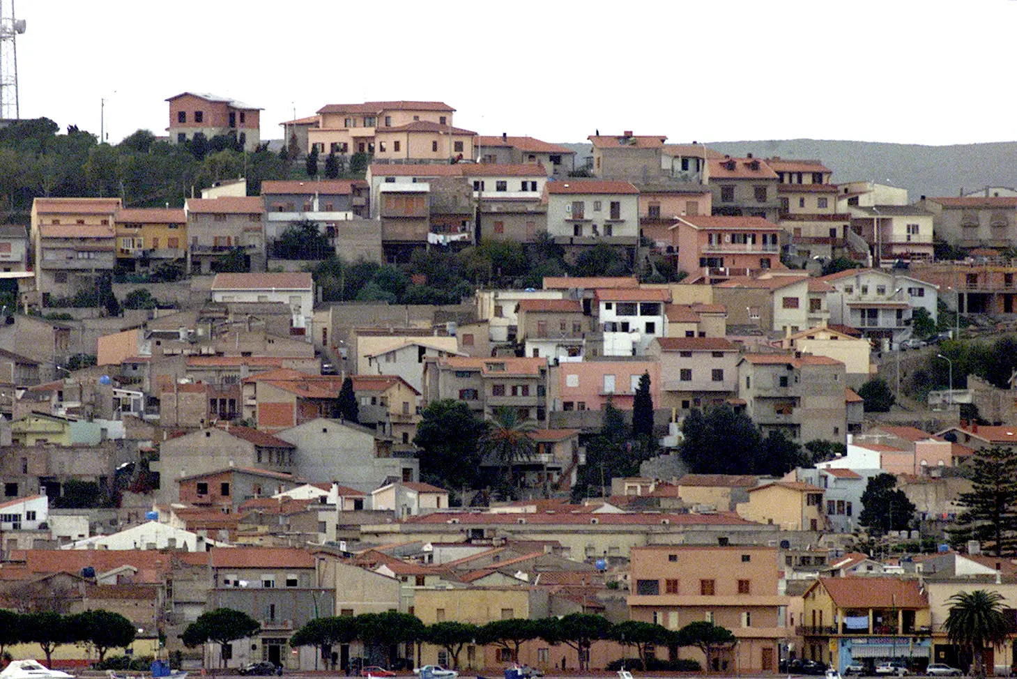 La panoramica di un borgo della Sardegna (L'Unione Sarda)