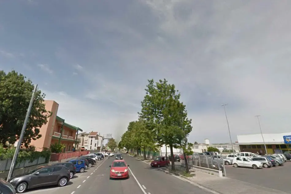Via Trieste a Selargius (foto Google Maps)