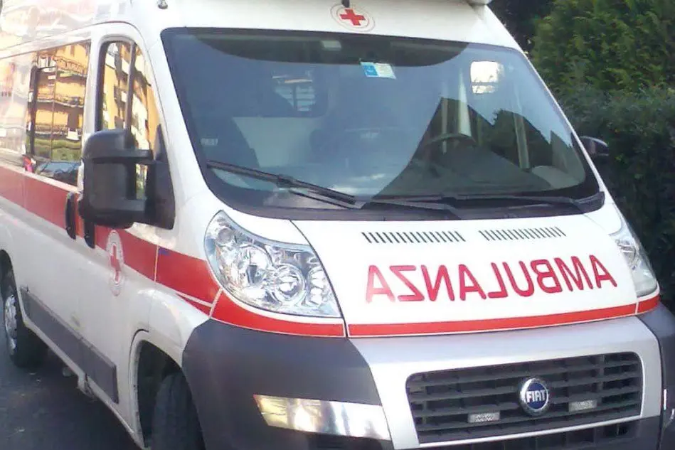 Un'ambulanza