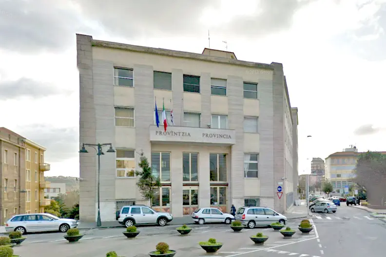 Il palazzo della Provincia a Nuoro (Us)