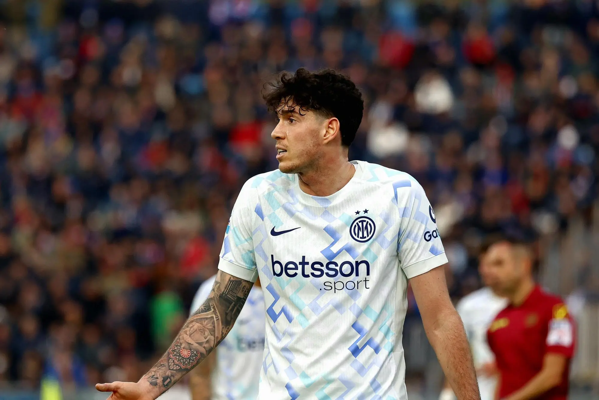Inter's Alessandro Bastoni during the Italian Serie A soccer match Pisa SC vs Inter at Arena Garibaldi stadium in Pisa, Italy, 30 November 2025. ANSA/ENRICO MATTIA DEL PUNTA