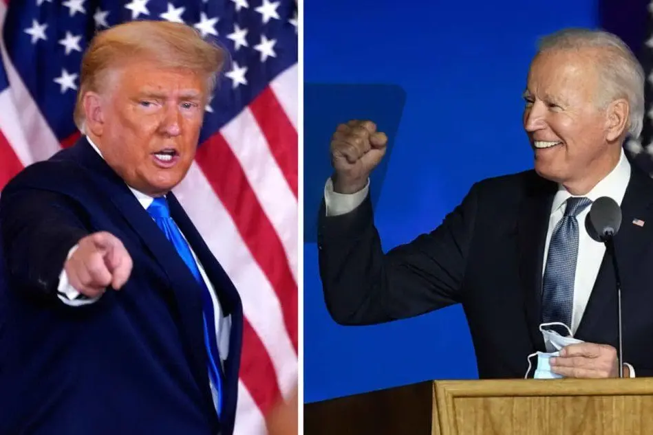 Trump vs Biden (Ansa)