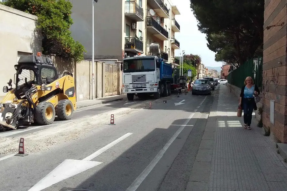 Il lavoro in via cagliari, Quartu