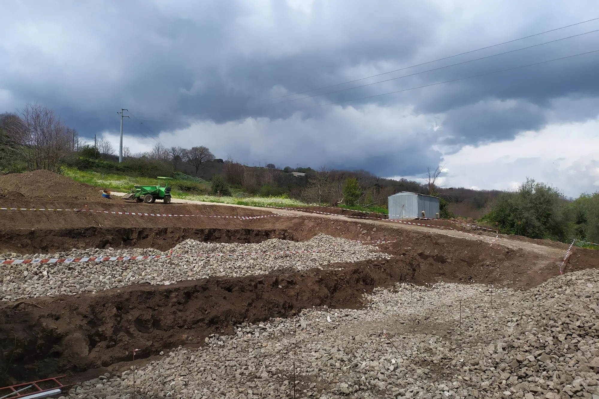 I lavori al cimitero (foto Pintus)