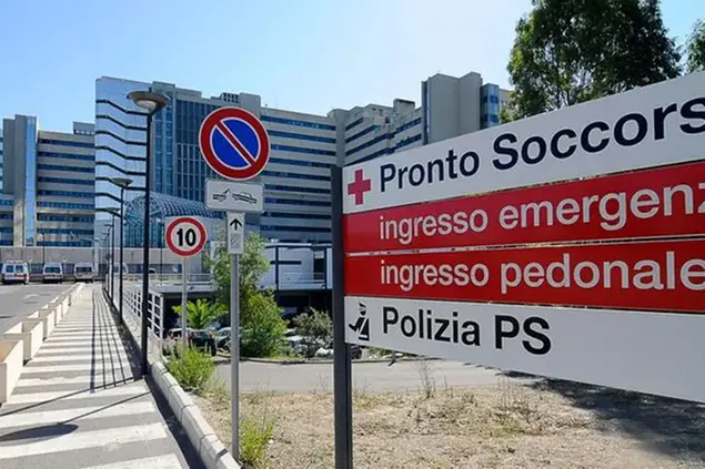 Il Pronto soccorso del Brotzu (Archivio L'Unione Sarda)